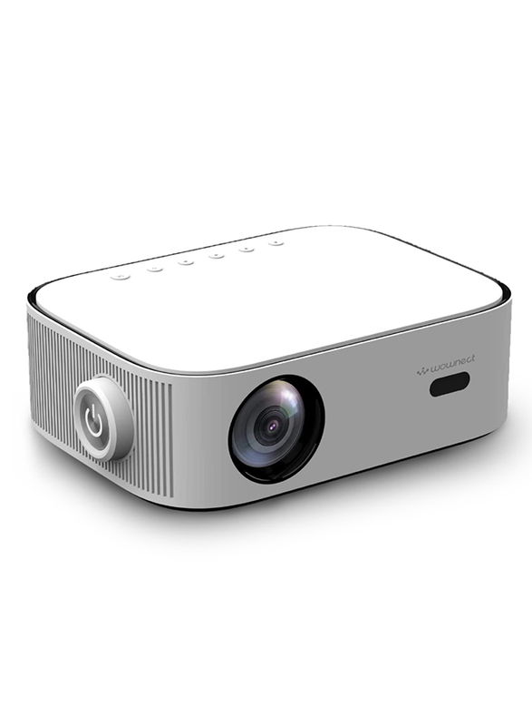 Wownect Projector 4k 500ANSI Lumens/ Screen Size 43-220 inch Native 1080p Full HD 2.4G/5G WiFi BluetoothAndroid Apps Miracast DLNA/Airplay SupportHome Theater Video Projector for Office, Classroom